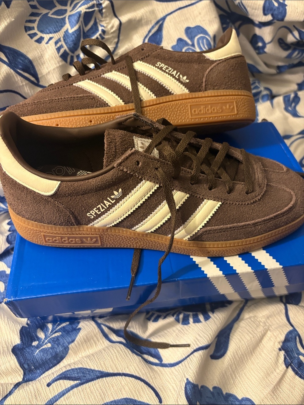 adidas Spezial Men’s Suede Sneakers - Brown & Off-White
